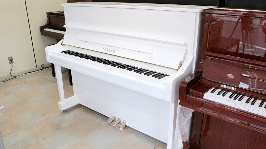 新品アップライトピアノ ヤマハYU11-WHホワイト外装塗色 | スガナミ 