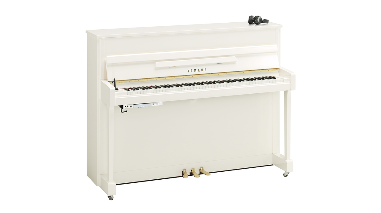 アップライトピアノ ヤマハサイレントピアノb113PWH-SC2（生産完了）