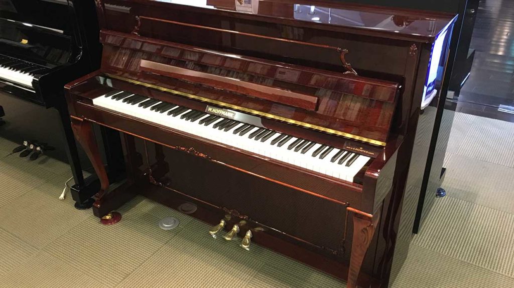 新品アップライトピアノホフマンv112chippendale スガナミ中古ピアノ
