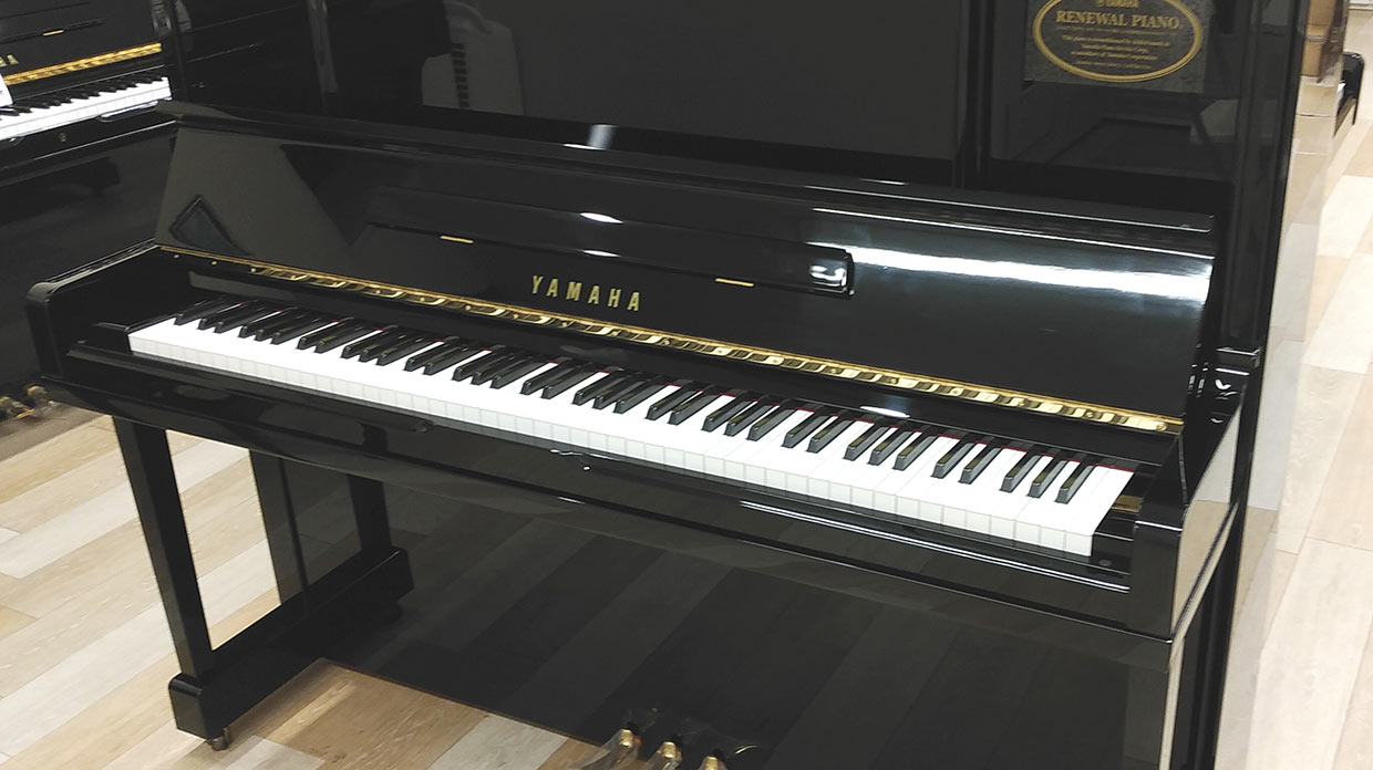 【売約済み】中古 アップライトピアノ 明石店取扱：ヤマハリニューアルピアノUX10BL